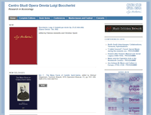 Tablet Screenshot of luigiboccherini.org