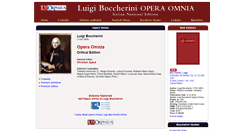 Desktop Screenshot of luigiboccherini.com